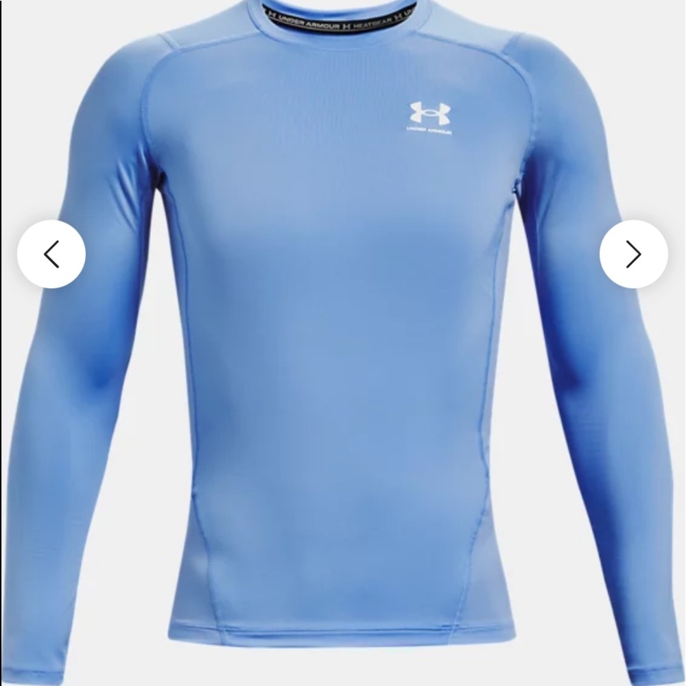 Men’s Under Armour HeatGear® Armour Long Sleeve -Aqua